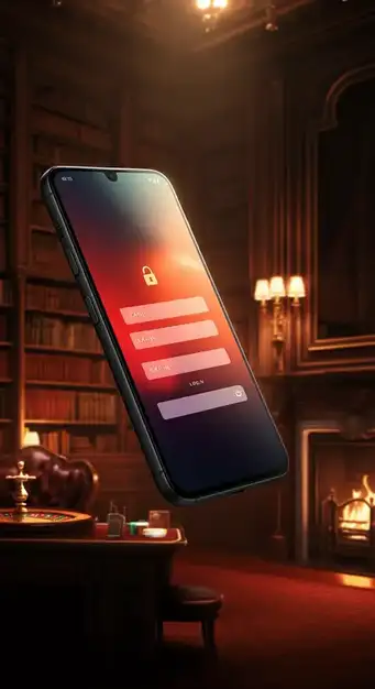 Vue détaillée de l'écran de connexion de Crazy Time Casino avec des options de récupération de mot de passe et de gestion de compte